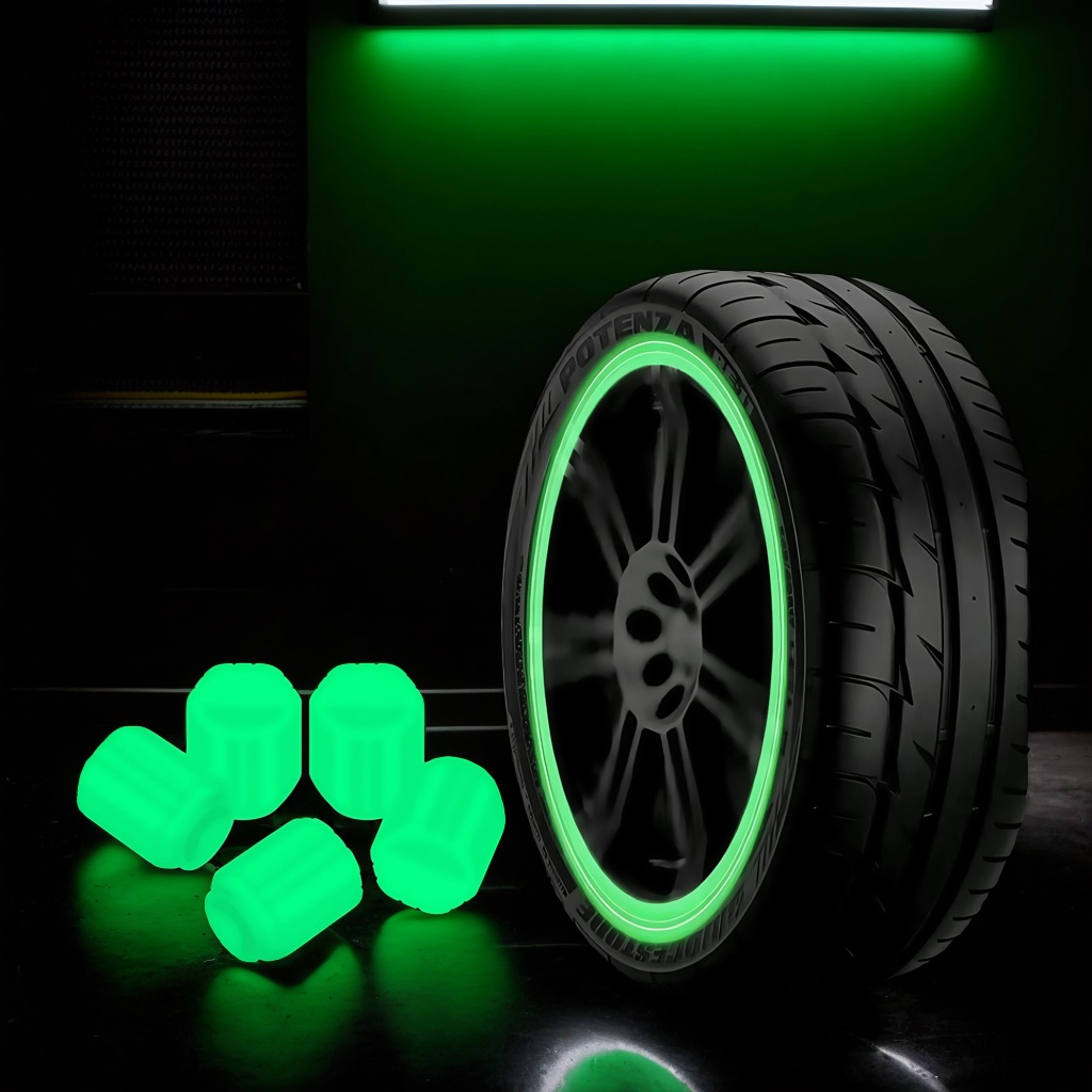أغطية صمامات الإطارات المضيئة: - مراجعة Scooter Tire وسعره