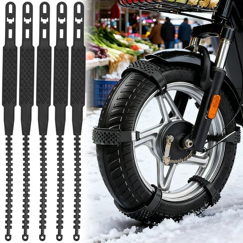 سلاسل الثلج للدراجات النارية ا - مراجعة Scooter Tire وسعره