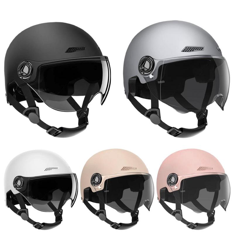 خوذة دراجة نارية للرجال والنسا - مراجعة Scooter Helmet Set وسعره