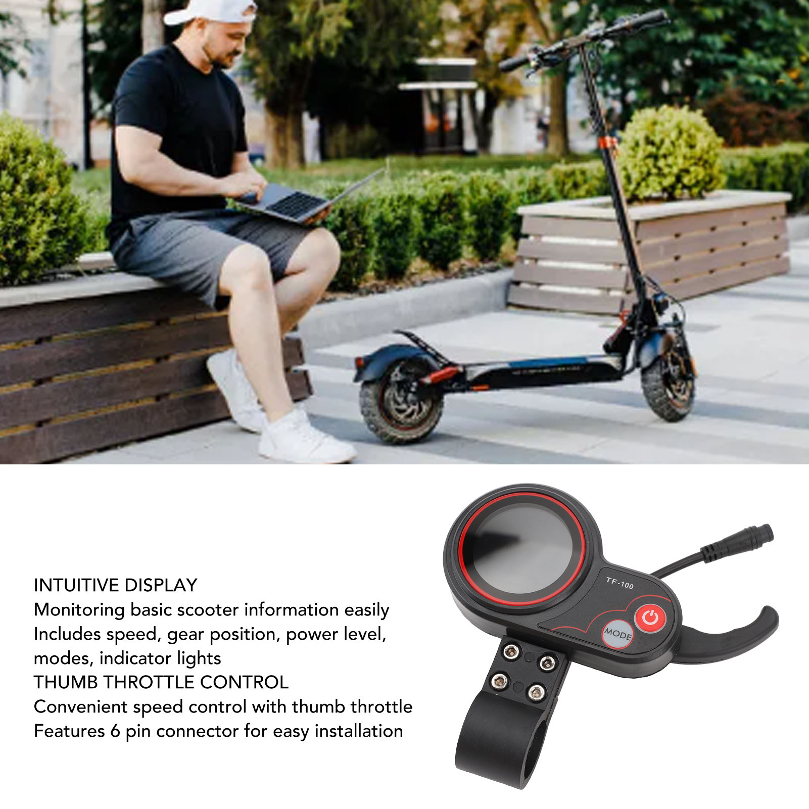 شاشة LCD لسكوتر كهربائي 48 فول - مراجعة Electric Scooter وسعره